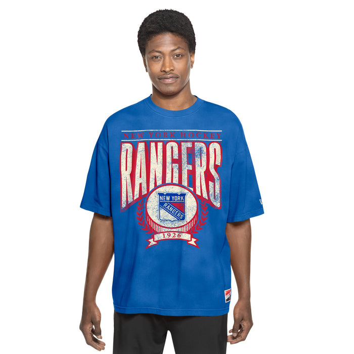 New Era Rangers Throwback Oversized Graphic Tee