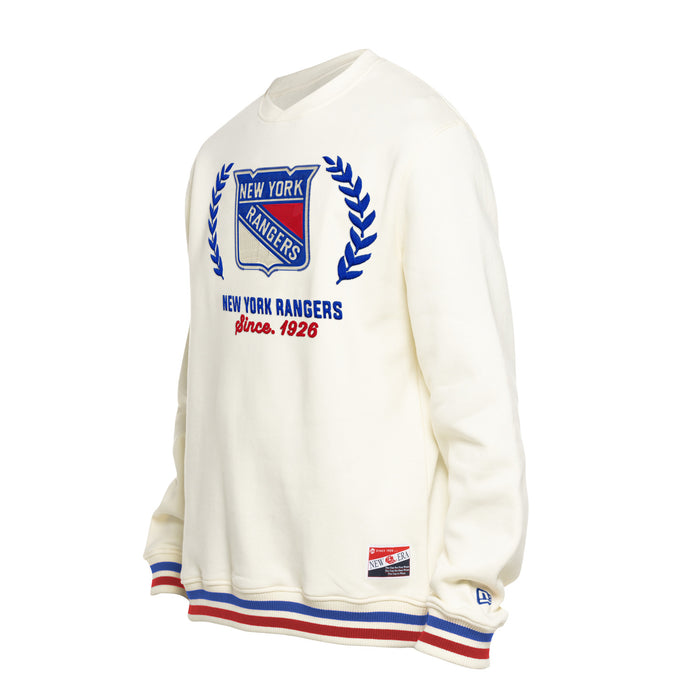 New Era Rangers Throwback Cream Crew - Image 3
