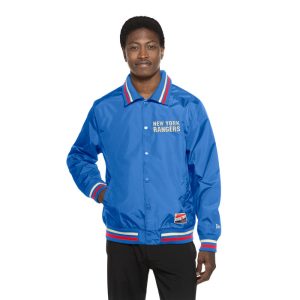 New Era Rangers Throwback Nylon Royal Jacket