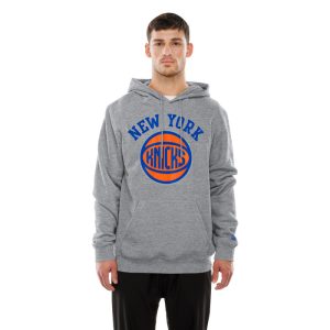 New Era Knicks Ball Logo Grey Hoodie