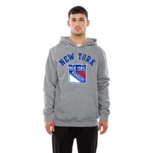 New Era Rangers Game Day New York Logo Grey Hood
