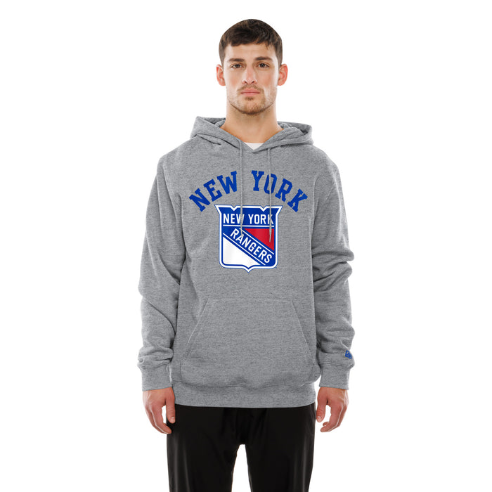 New Era Rangers Game Day New York Logo Grey Hood
