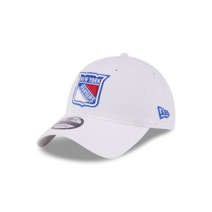 New Era Rangers White Primary Logo 920 Adjustable Hat