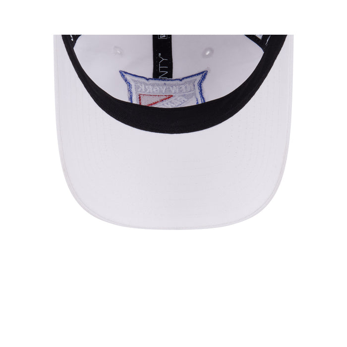 New Era Rangers White Primary Logo 920 Adjustable Hat - Image 7