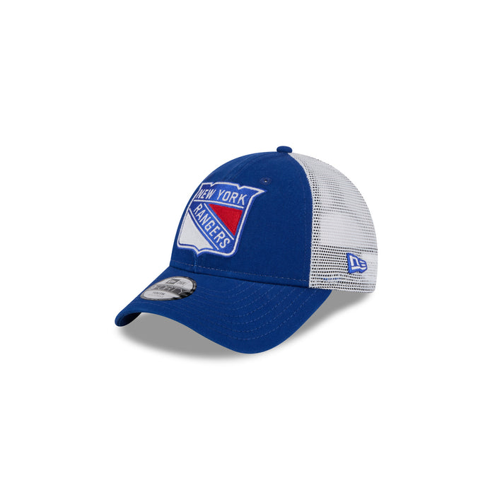 Youth New Era Rangers Primary Logo 940 Trucker Hat