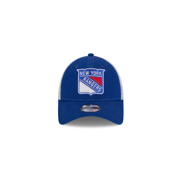 Youth New Era Rangers Primary Logo 940 Trucker Hat - Image 3
