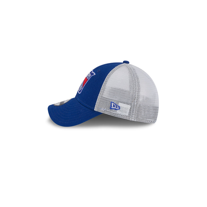 Youth New Era Rangers Primary Logo 940 Trucker Hat - Image 5