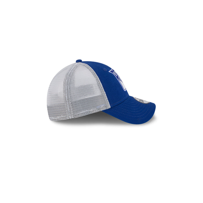 Youth New Era Rangers Primary Logo 940 Trucker Hat - Image 6