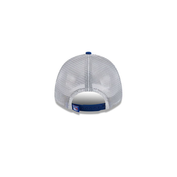 Youth New Era Rangers Primary Logo 940 Trucker Hat - Image 4