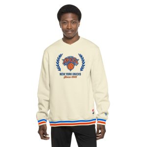 New Era Knicks Throwback Cream Crew