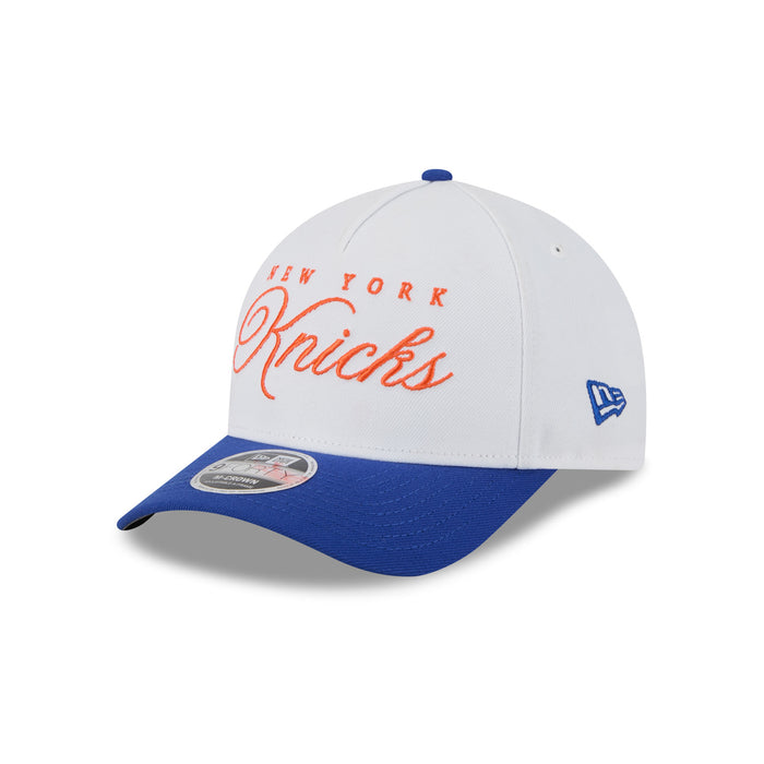 New Era Knicks 2025 Draft White 940 M-Crown Aframe Snapback - Image 2