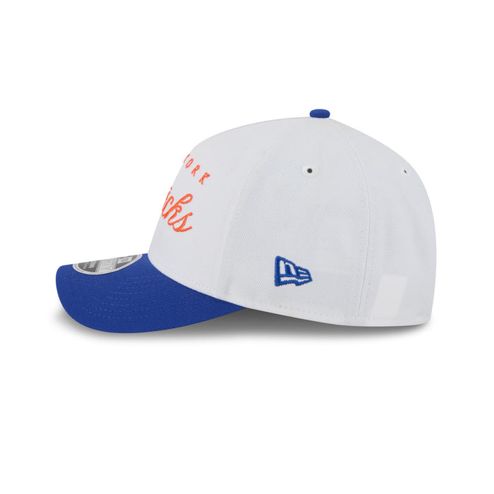 New Era Knicks 2025 Draft White 940 M-Crown Aframe Snapback - Image 6