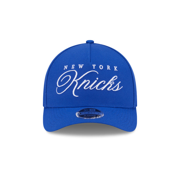 New Era Knicks 2025 Draft Royal 940 M-Crown Aframe Snapback - Image 3