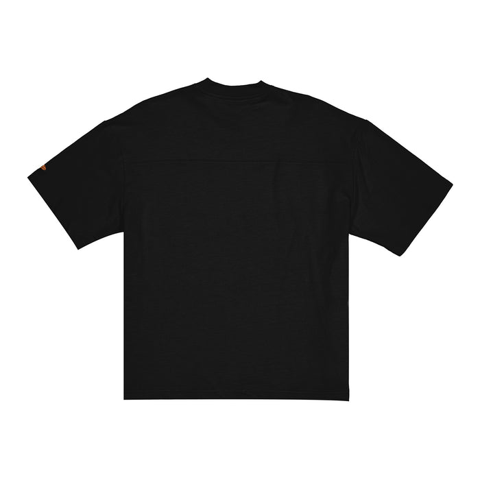 New Era Knicks Throwback Collection Boxy Graphic V-neck Tee - Image 2