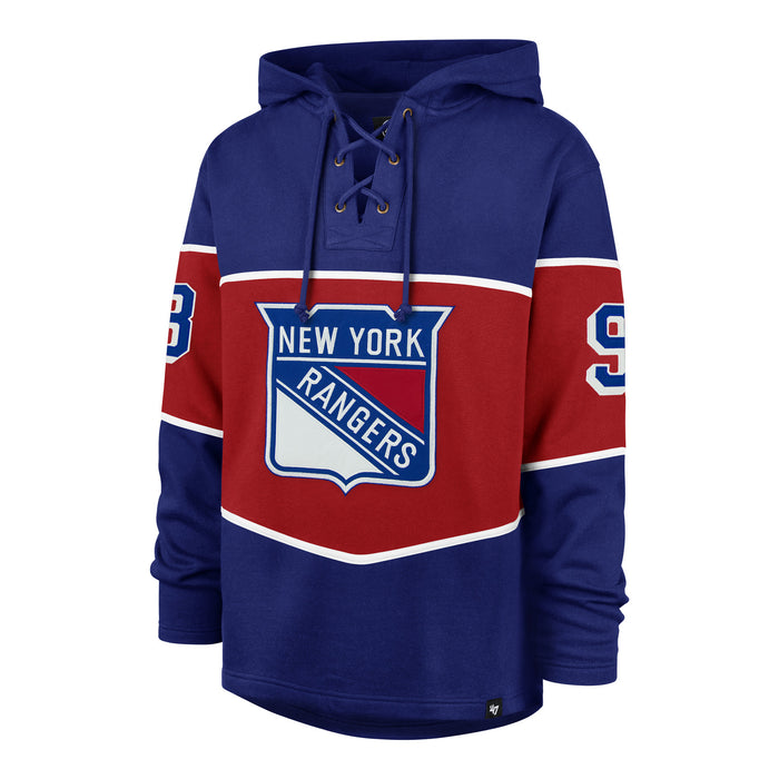 '47 Brand Rangers Mika Zibanejad Lacer Hood - Image 2