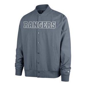 '47 Brand Rangers Basalt Trademark Twill Bomber Jacket