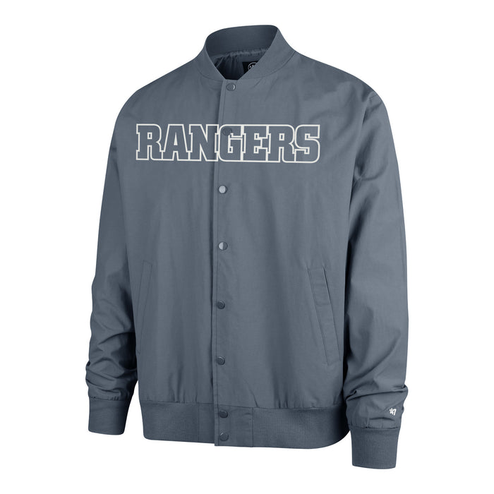 '47 Brand Rangers Basalt Trademark Twill Bomber Jacket