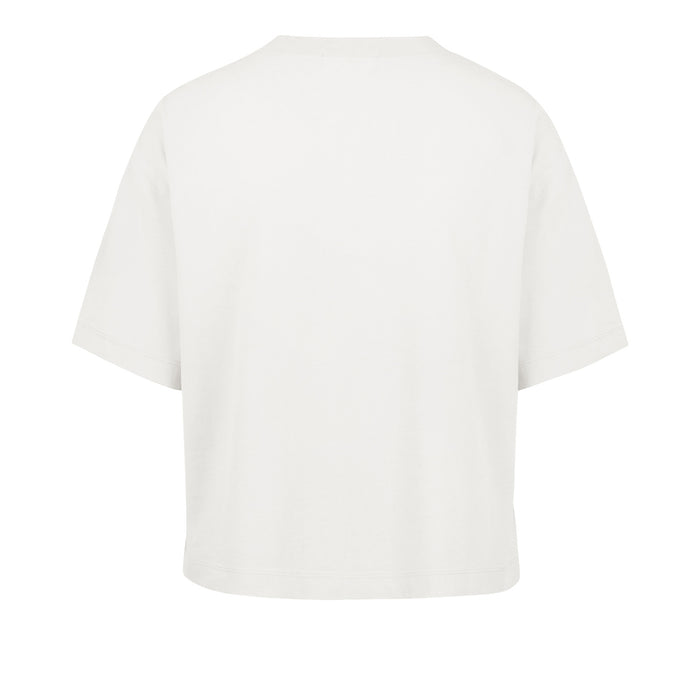 Women's '47 Brand Rangers Shale Montauk Crop Tee - Image 2