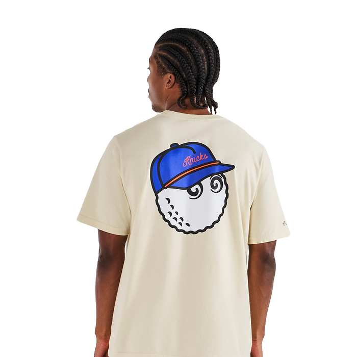 Malbon x Knicks Bermuda Cream Tee - Image 3
