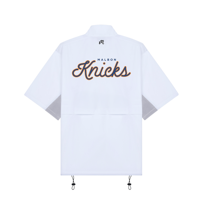 Malbon x Knicks White Windshirt Pullover - Image 2