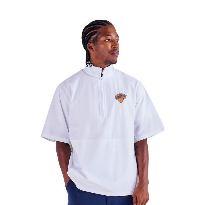 Malbon x Knicks White Windshirt Pullover - Image 3