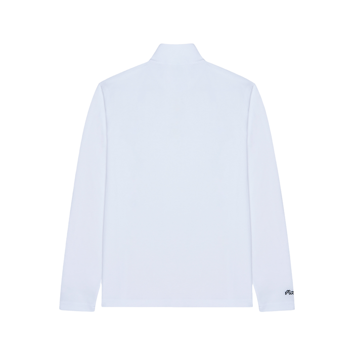 Malbon x Knicks White Evergreen Performance Quarter Zip Pullover - Image 2