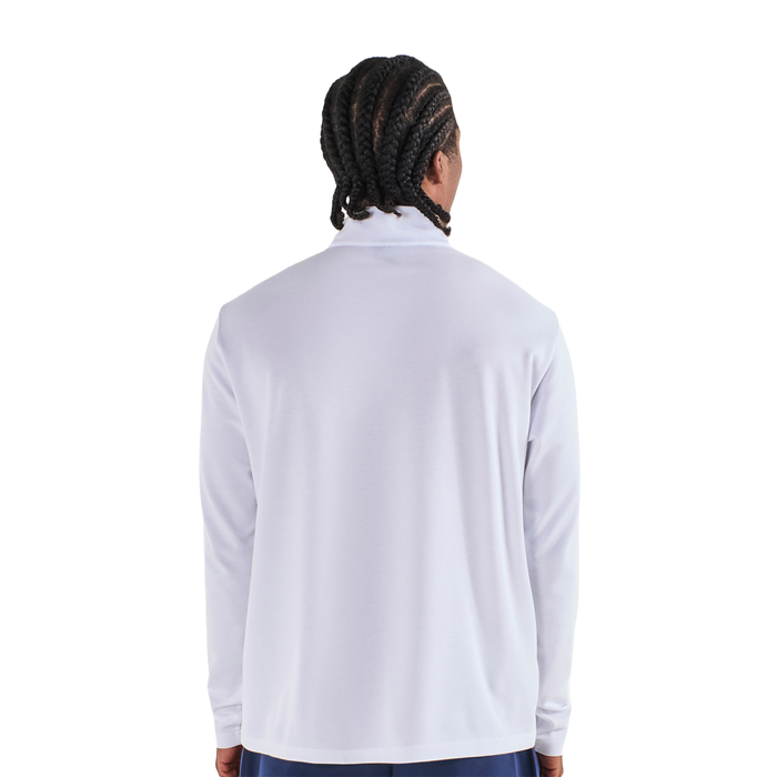Malbon x Knicks White Evergreen Performance Quarter Zip Pullover - Image 4