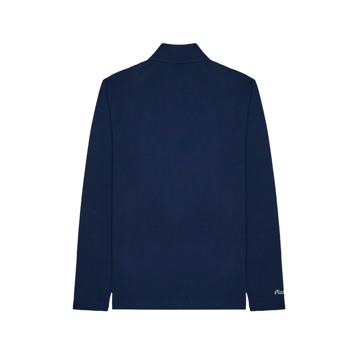 Malbon x Knicks Navy Evergreen Performance Quarter Zip Pullover - Image 2