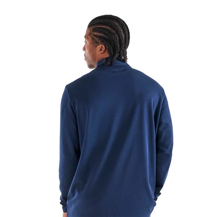 Malbon x Knicks Navy Evergreen Performance Quarter Zip Pullover - Image 4