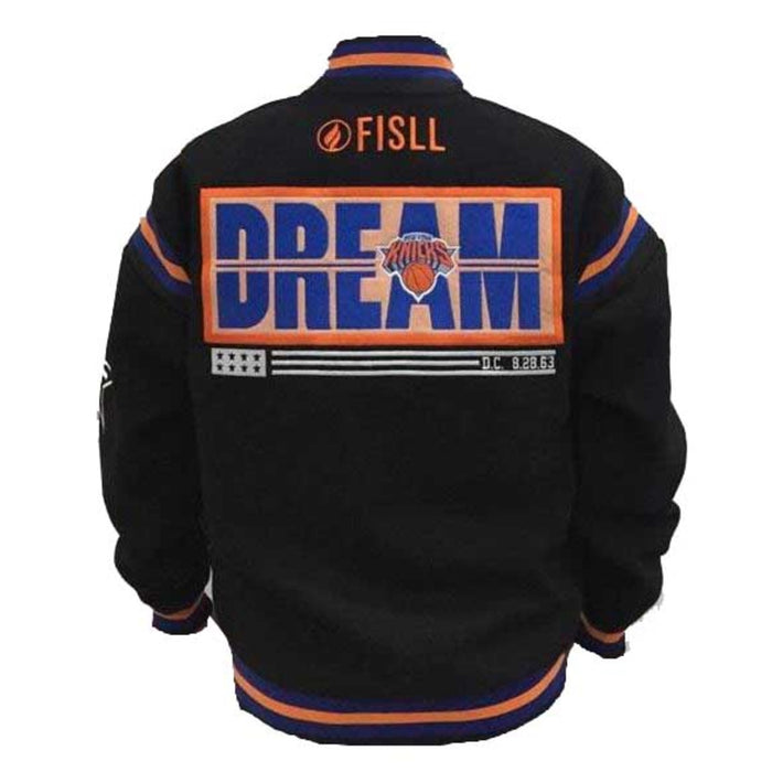FISLL Knicks Black History Collection Varsity Jacket - Image 4