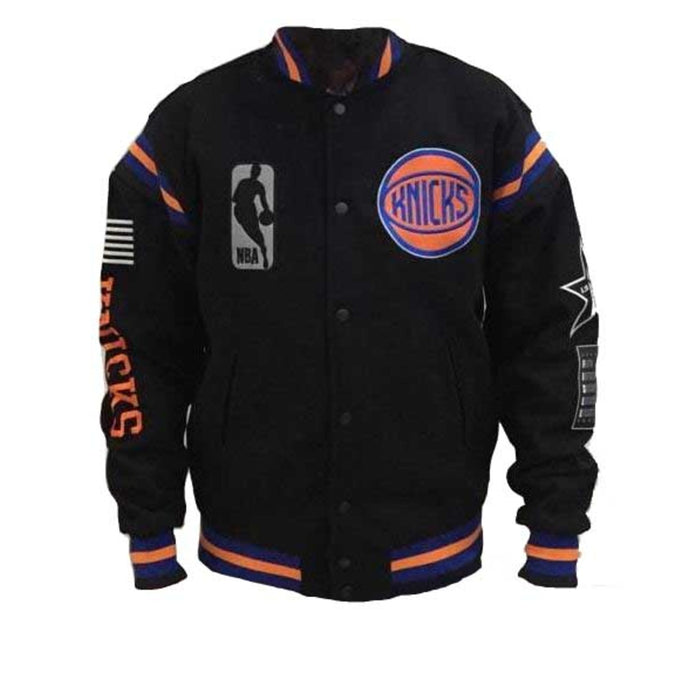 FISLL Knicks Black History Collection Varsity Jacket - Image 5