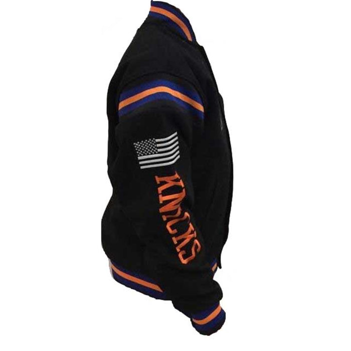 FISLL Knicks Black History Collection Varsity Jacket - Image 6