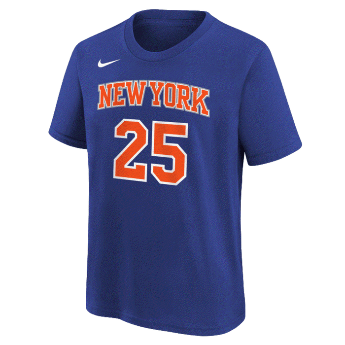 Youth Knicks Bridges Name & Number Tee - Image 2