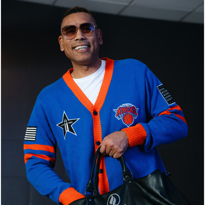 FISLL Knicks Black History Collection Cardigan Sweater - Image 5