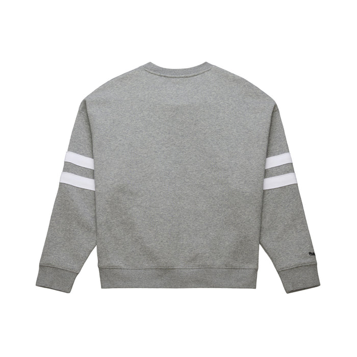 Women's Mitchell & Ness Rangers Grey Lightweight Crew - Image 4