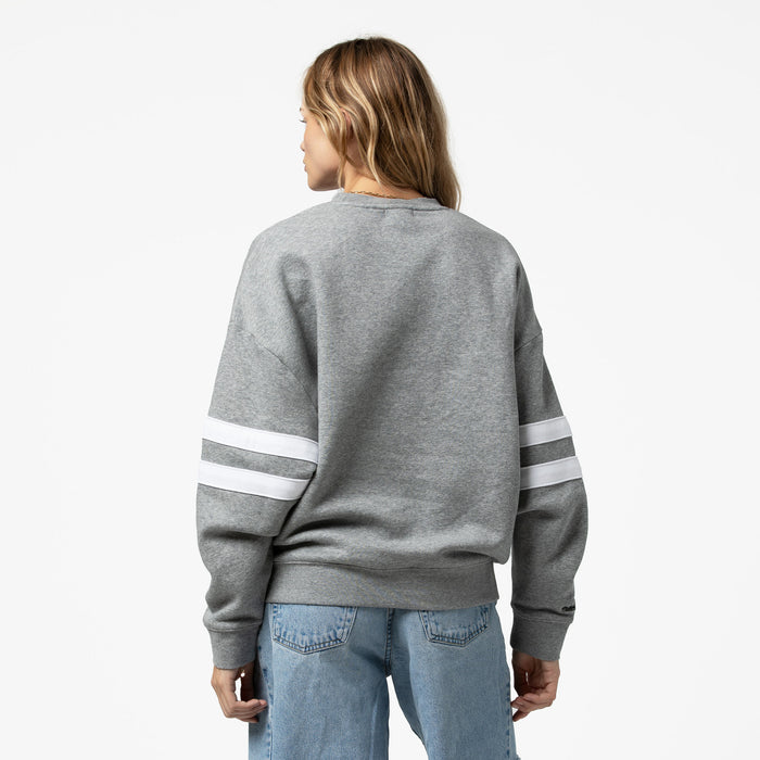 Women's Mitchell & Ness Rangers Grey Lightweight Crew - Image 2