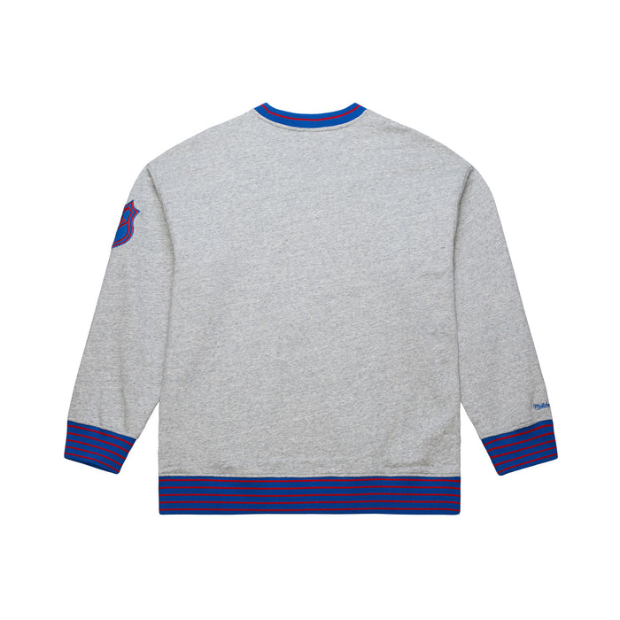 Mitchell & Ness Rangers Throw It Back Fleece Crew - Image 2