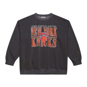 Mitchell & Ness Knicks Downtown Collection Fleece Crew