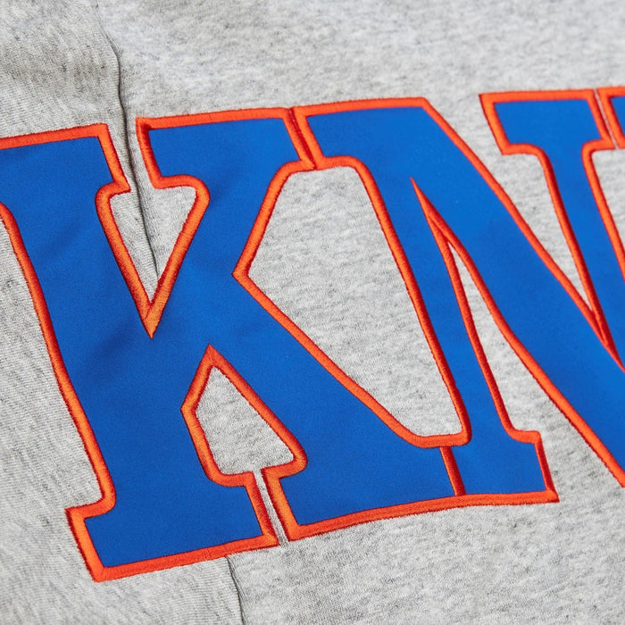 Mitchell & Ness Knicks Full Field Satin Fleece Crew - Image 4