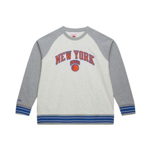Mitchell & Ness Knicks Vintage Heritage Collection Fleece Crew