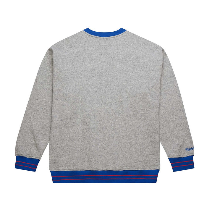 Mitchell & Ness Rangers Full Shield Satin Fleece Crew - Image 2