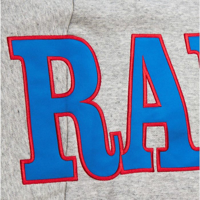 Mitchell & Ness Rangers Full Shield Satin Fleece Crew - Image 4