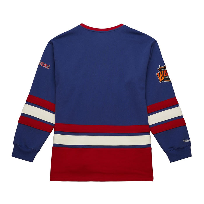 Mitchell & Ness Rangers Heritage Lace Up Crew - Image 2
