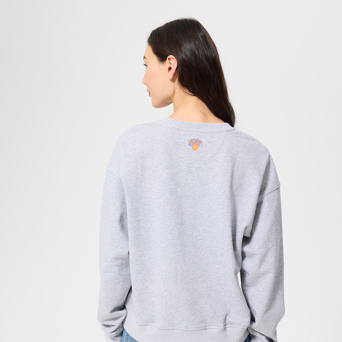 Terez Knicks New York Wordmark Classic Gems Crewneck - Image 2