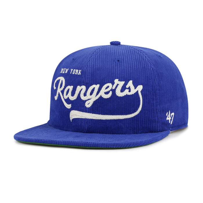 '47 Brand Rangers Old Time Hockey Flow Triple Hit Captain Snapback - Image 2