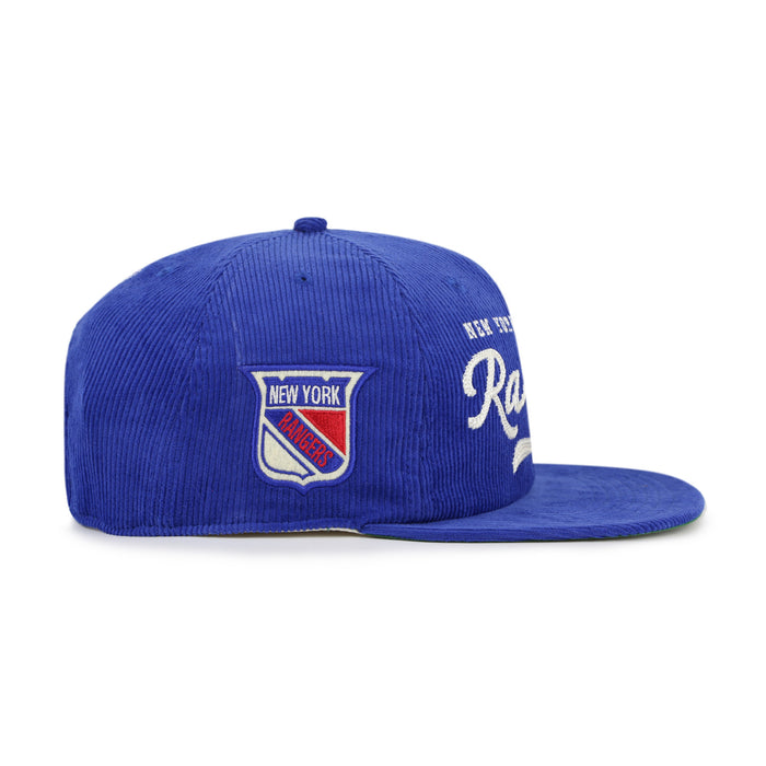 '47 Brand Rangers Old Time Hockey Flow Triple Hit Captain Snapback - Image 5