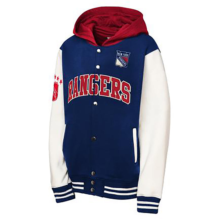 Toddler Mitchell & Ness Rangers Hooded Fleece Jacket
