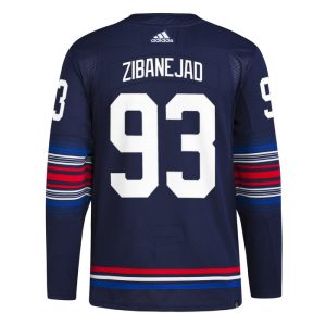 Mika Zibanejad Adidas Authentic Third Jersey