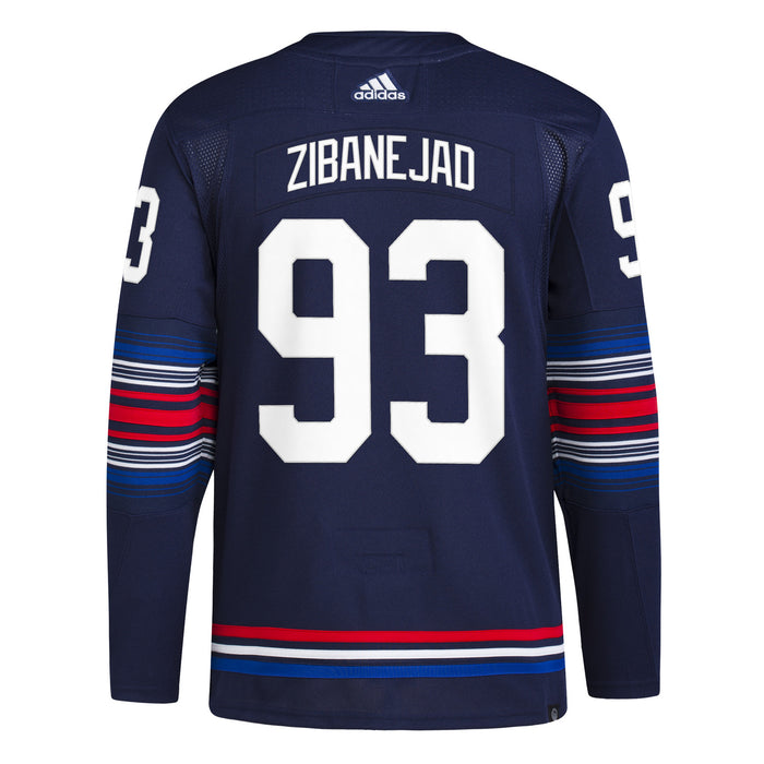 Mika Zibanejad Adidas Authentic Third Jersey