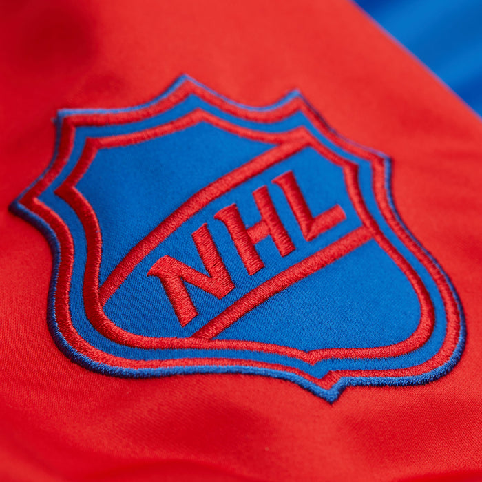 Mitchell & Ness Rangers Team Origins Royal/Red Satin Jacket - Image 5